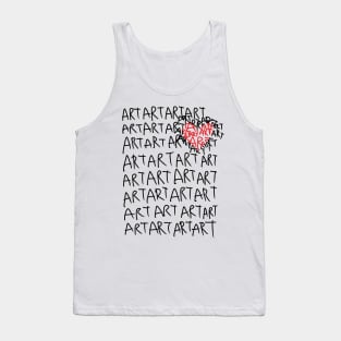 HEART ART Tank Top